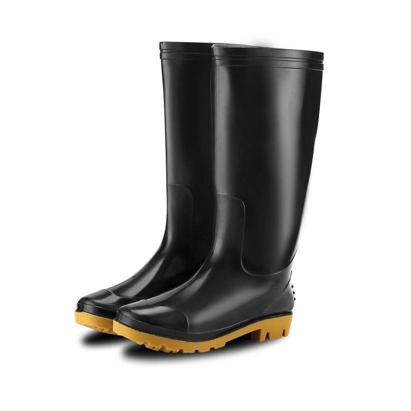 Botas de chuva com sola de tendão de boi